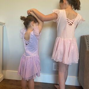 MeccEos Girls ballet Pink and Purp cotton dress size 5, 8, 10,12 different